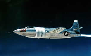 X-1A In Flight