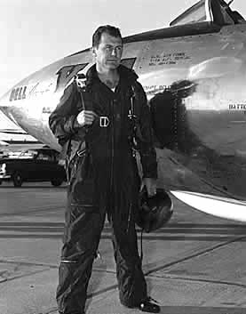 Chuck Yeager Next To X-1A