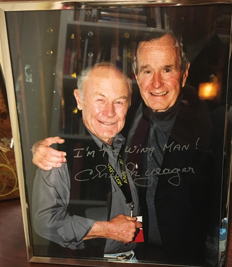  President George H.W. Bush & General Chuck Yeager